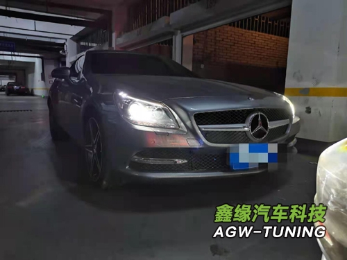 河北保定奔驰SLK200刷ECU升级英国AGWTUNING1对1特调定制程序